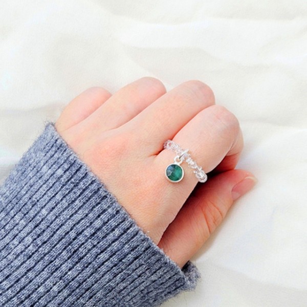 925실버 탄생석 비즈 반지 만들기 DIY키트 체험