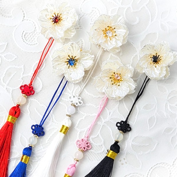 한복 장식 자개꽃 노리개 브로치 만들기 DIY키트 체험