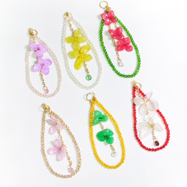 프리저브드 플라워 레진 키링 핸드폰줄 만들기 DIY키트 체험