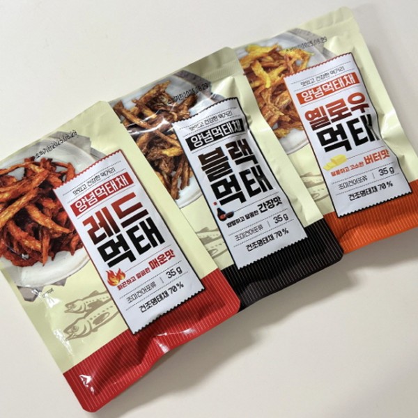 양념먹태 3종 버터 간장 매운맛 105g x 1세트