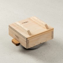 원형물솥 편백찜기 통원목 편백나무찜기