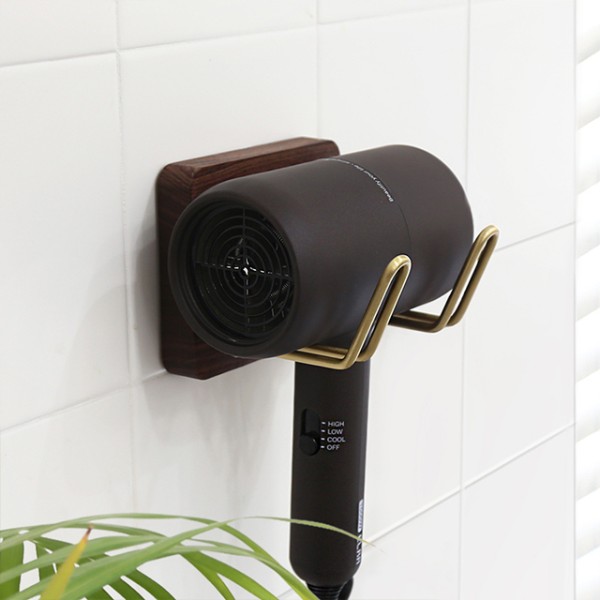 코시나 우드 드라이기 거치대 월넛