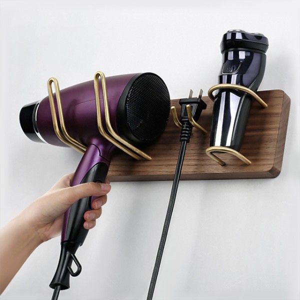 코시나 우드 드라이기 다용도 거치대 월넛