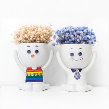 프리저브드 플라워 안개꽃 드로잉 화분 상상이 만들기 DIY키트 체험