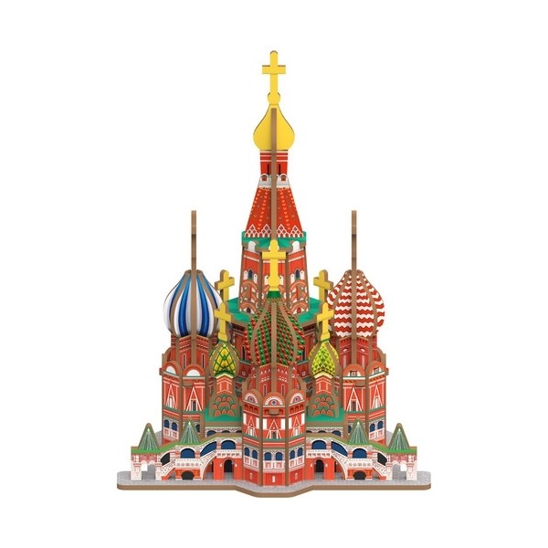 3D 입체퍼즐 종이퍼즐 만들기 상크트 바실리 대성당