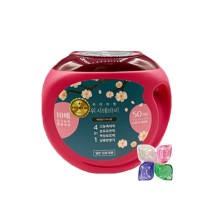 워시테라피 고농축 캡슐세탁세제 4in1 다우니향 50개입 x 1팩