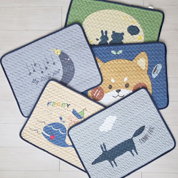 미끄럼방지 캐릭터 면 발매트 45X60cm