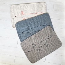 미끄럼방지 여우 면 발매트 40X60cm
