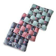 유니언잭 패턴 사각방석 20x20cm
