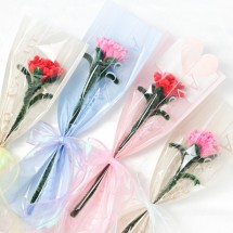 모루 한송이 카네이션 꽃다발 만들기 DIY키트 체험 어버이날