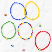 스마일 여름 비즈 팔찌 만들기 DIY키트 체험