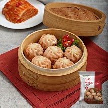 풀잎마켓 전자레인지용 김치찐만두 168g x 5팩