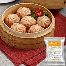 풀잎마켓 매콤 제육만두 1kg x 1팩