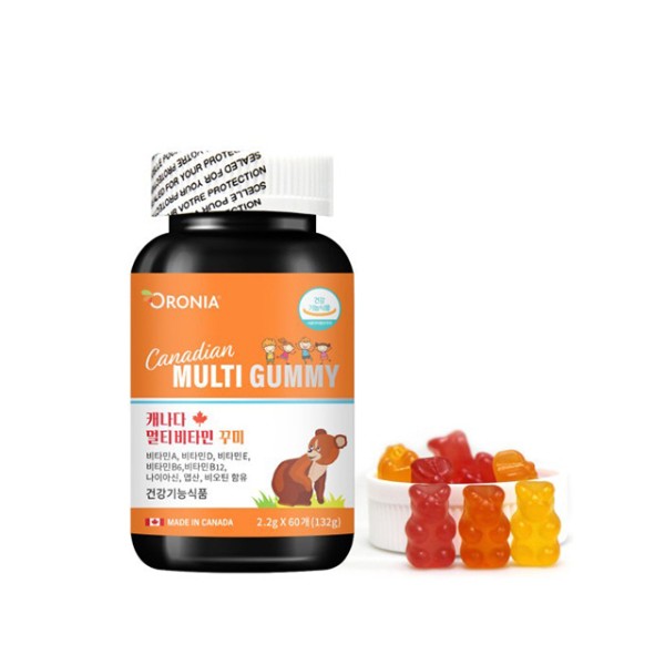 오로니아 멀티비타민 과일맛 어린이 영양제 젤리 60구미