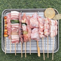 스페셜 모둠꼬치 10종 닭 삼겹살 버섯 은행 외