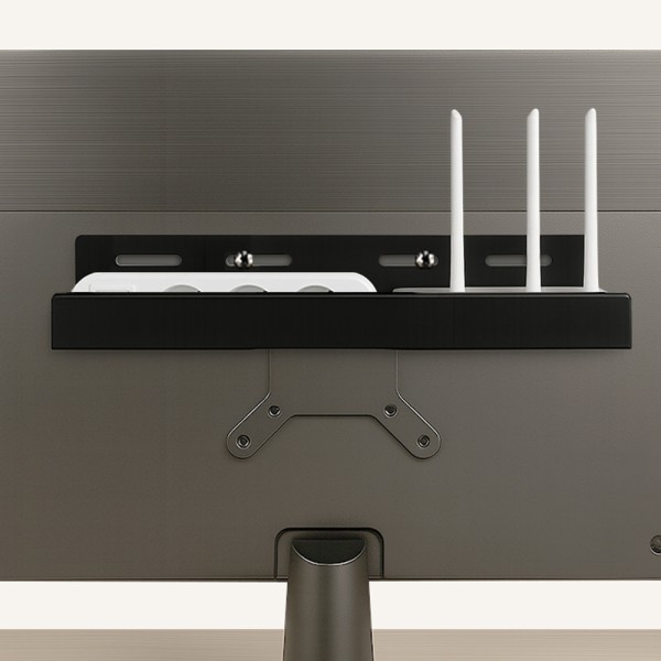 무타공 베사홀 선반 TV 모니터 셋탑박스 멀티탭 선정리 거치대 브라켓 소형