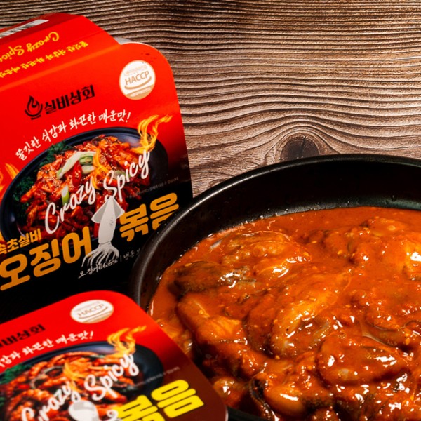 실비상회 매운 오징어볶음 300g (웰스락 증정)