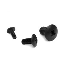 M4 x 10mm 우산머리 십자 볼트 나사 블랙 1개