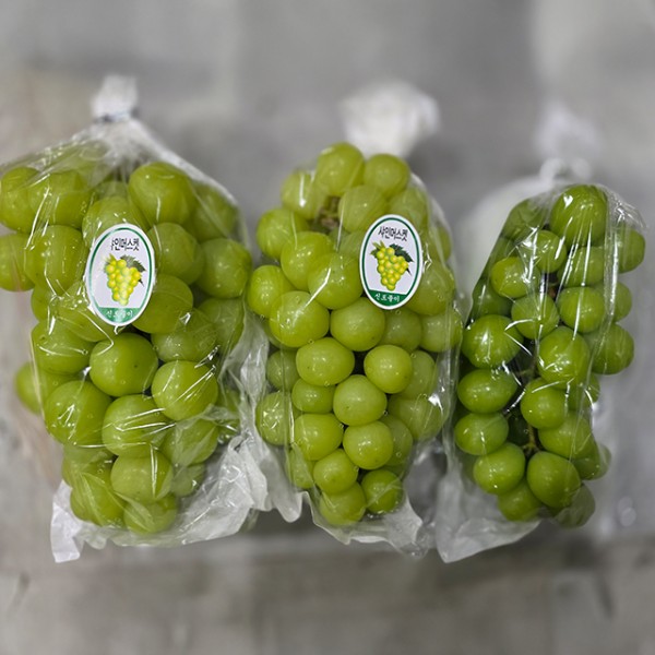 경북 샤인머스켓 포도 망고포도 1kg (2-3송이)