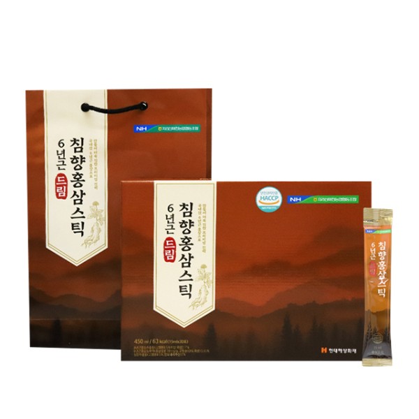 지리산마천농협 드림 침향 홍삼 스틱 15ml X 30포 (선물용 쇼핑백)