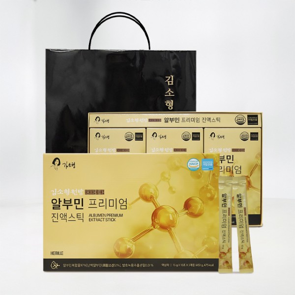 김소형 원방 알부민진액골드스틱 15ml X 30포 (선물용 쇼핑백)
