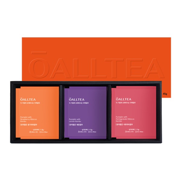 올티 호박품은 콤부차 3종 선물세트 딸기히비 석류히비 레몬 30개입