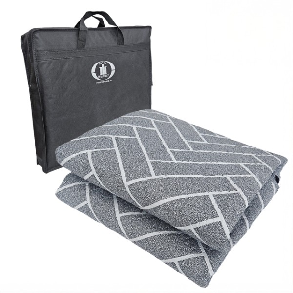 한일의료기 EMF 탄소매트 탄소전기요 전기장판 싱글 헤링본