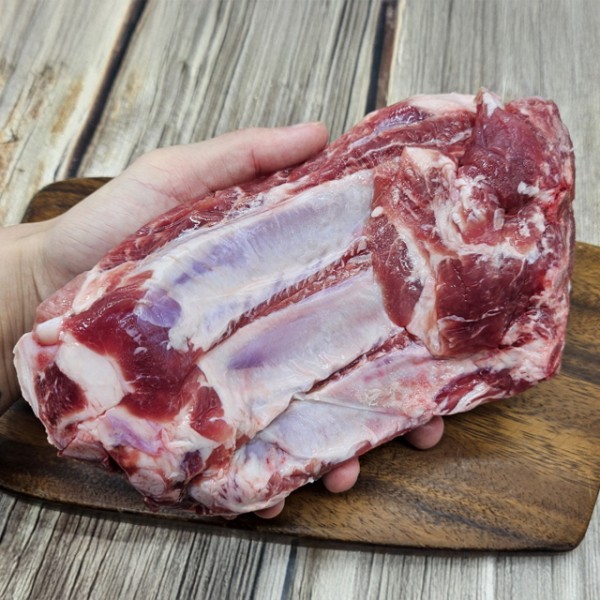 지리산 흑돼지 통갈비 우대갈비 600g x 1팩