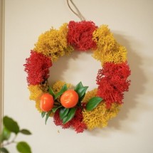 스칸디아모스 가을 단풍 리스 만들기 DIY키트 체험 트리 장식