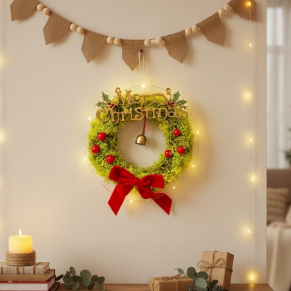 스칸디아모스 크리스마스 리스 만들기 DIY키트 체험 트리 장식