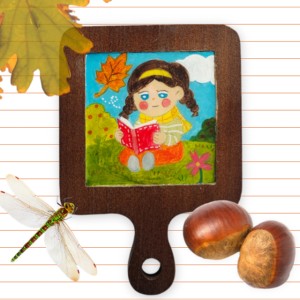 가을 단풍 석고 우드 티코스터 냄비받침 만들기 DIY키트 체험