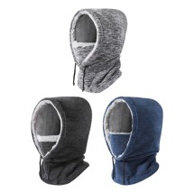 겨울 방한 기모 벨벳 후드 넥워머 마스크 일체형 바라클라바