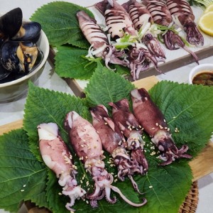 한입 한치 통찜용 500g