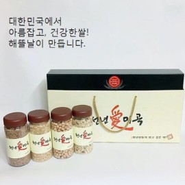 [해뜰날] 천년애미곡 1호 선물세트 렌틸콩,병아리콩,귀리,슈퍼푸드19곡, 각300g