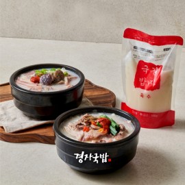 경자네 순대국밥 700g + 경자네 살코기국밥 630g