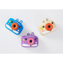 인스타 감성! 예쁜 래빗 키즈카메라 48M (퍼플, 베이지, 블루)