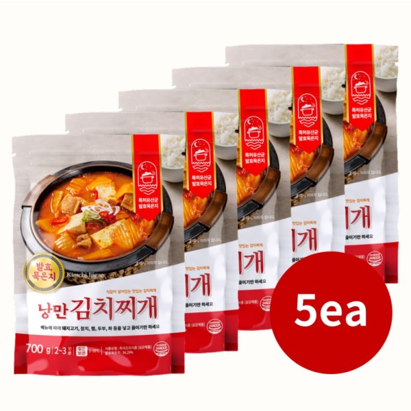 유산균 5종 김치 추억의 낭만김치찌개 700g