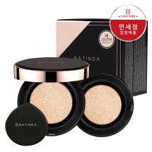 [ 면세점 입점 3중 기능성 ] 나틴다 아우라 퍼펙트 커버 쿠션+리필포함 21호/23호 2종 택1