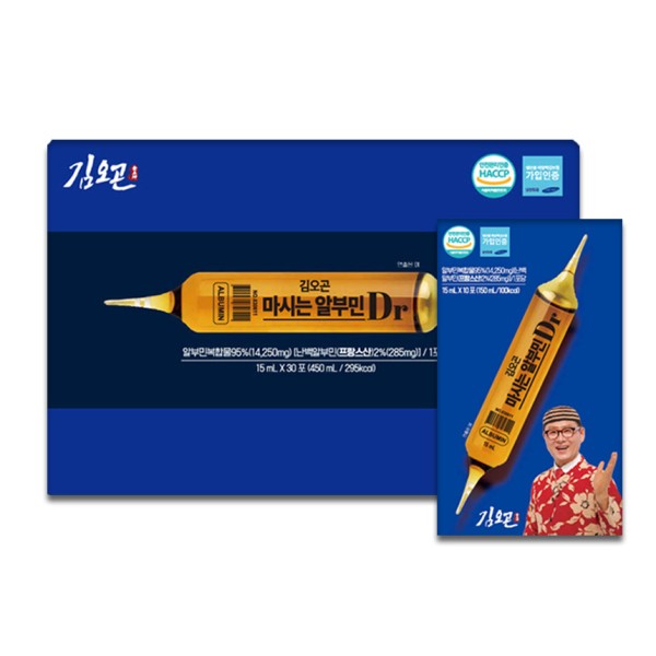 [김오곤] 마시는 알부민 Dr 30포 (15ml x 30포) + 쇼핑백