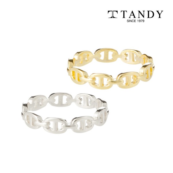[TANDY] 탠디 시그니쳐 실버925 링 반지 우정링 커플링 TDR202 실버