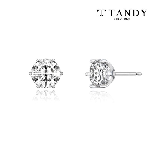 [TANDY] 탠디 실버925 모이사나이트 1캐럿 귀걸이 TDE308