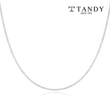 [TANDY] 탠디 실버925 여성용 마르게리타 눈꽃컷팅체인 목걸이 네크리스 TDN615