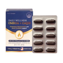 [데일리] 웰니스 오메가 코큐텐 1,100mg X 60캡슐