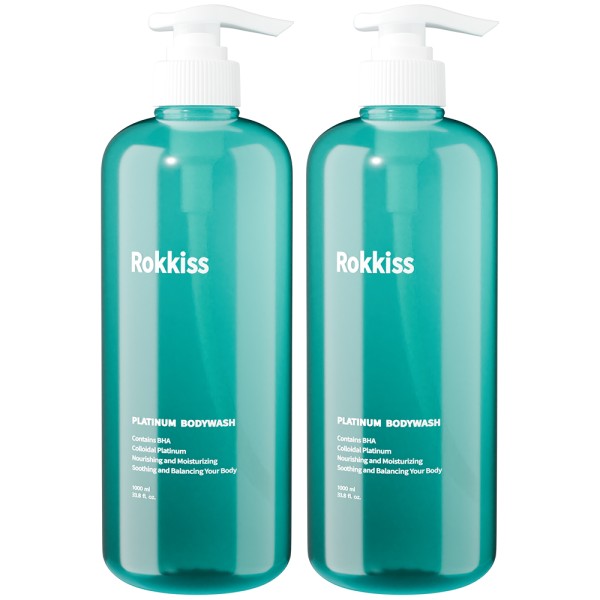 [록키스] 플래티늄 바디워시, 1000ml, 2개