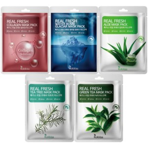 [록키스] 리얼 프래쉬 마스크팩 혼합 (50매) 23g*50,1개입