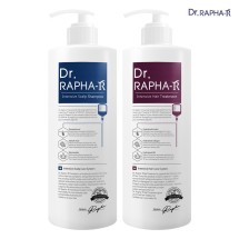 [닥터라파알] 블루 탈모 샴푸 1L + 단백질 트리트먼트 1L 지성 두피 손상모 90.8% 개선 2,000mL