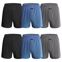 [언더스미스] 스판 순면 트렁크 남자 팬티 속옷 6종세트