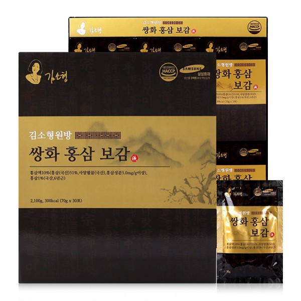 [김소형] 원방 쌍화 홍삼 보감 70g x 30포 [쇼핑백 포함]