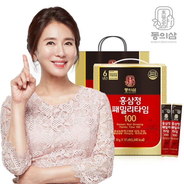 [동의삼] 홍삼정패밀리타임100 10g X 100포 [쇼핑백 포함]