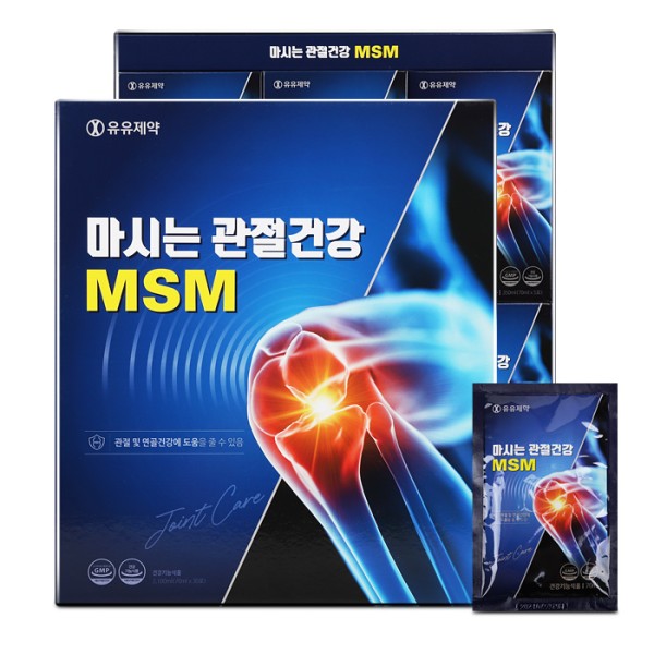 [유유제약] 마시는 관절건강 MSM 70ml x 30포 [쇼핑백 포함]